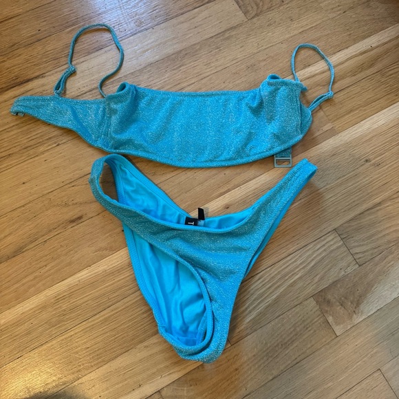Triangl Blue Glitter Bikini Set - Picture 5 of 5